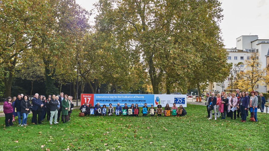 La Conférence des OING marque la Journée internationale pour l’élimination de la pauvreté avec la participation de jeunes